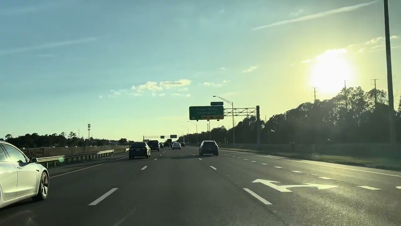 Road Trip in the Sunshine State ☀️#florida  #sunset  #roadtrip #lakelandflorida 