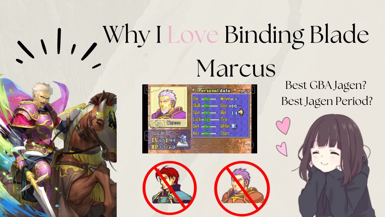 Binding Blade Marcus Is My Favorite Jagen