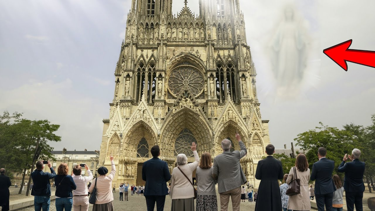 La Vierge Marie Apparaît à la Cathédrale de Reims... et Tous les Témoins Restent Sans Voix