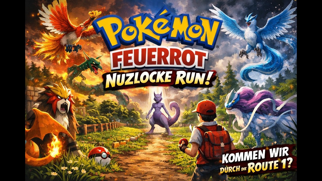 Es ist so weit Der Pokemon Veteran fängt an mit Pokemon Feuerrot Nutzlock Teil 1 (cutted) #pokemon