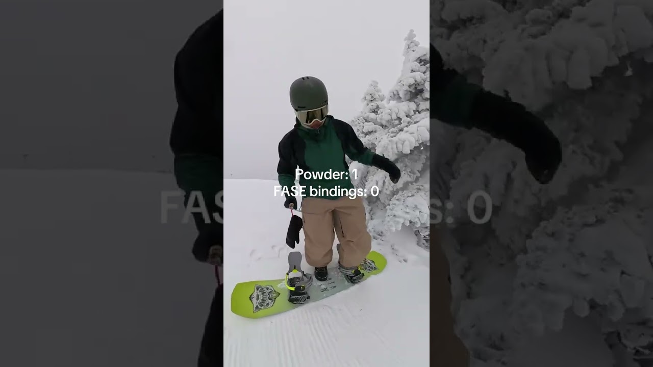 FASE Bindings ≠ Not Powder Friendly… Change My Mind ❄️🏂 🏔️ 