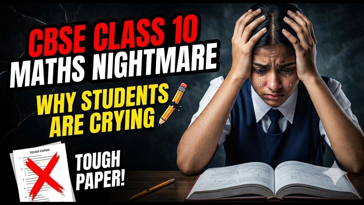 CBSE Class 10 Maths Nightmare: Why Students Are Crying