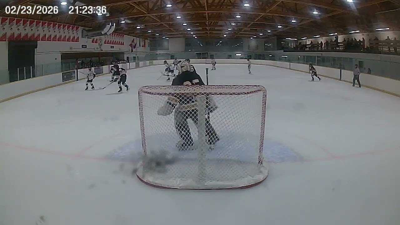 Playoff game 3 U15B Ian vs Flamborough Falcons #2353 Feb 23 26 home net cam 2
