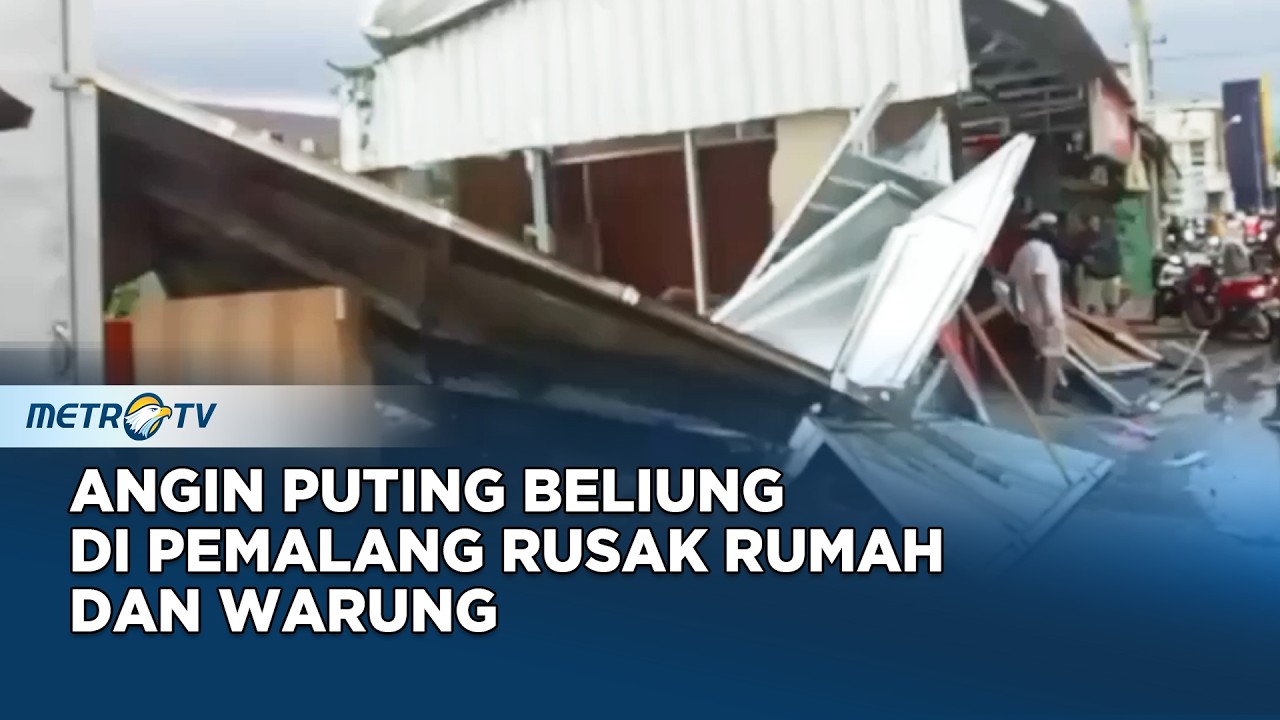 Angin Puting Beliung Terjang Pemalang, 9 Warung dan Rumah Rusak Parah