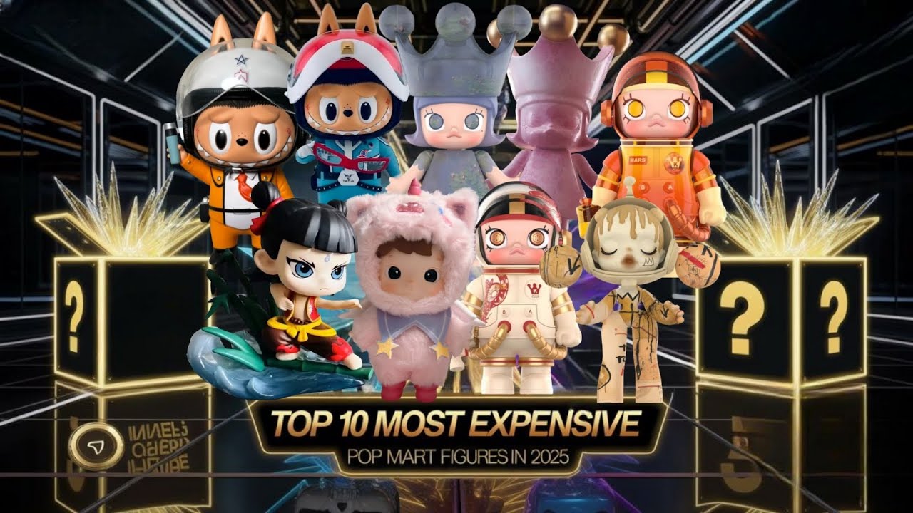 Top 10 Most Expensive Pop Mart Figures in 2025 | Rare Collectibles Worth Thousands!