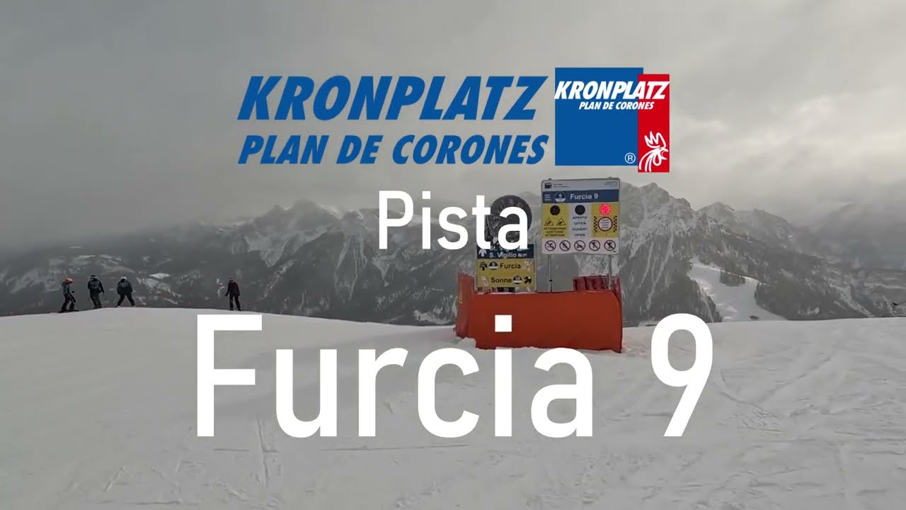 Pista Furcia 9: dal Plan de Corones a Passo Furcia #skiing #kronplatz #dolomitisuperski
