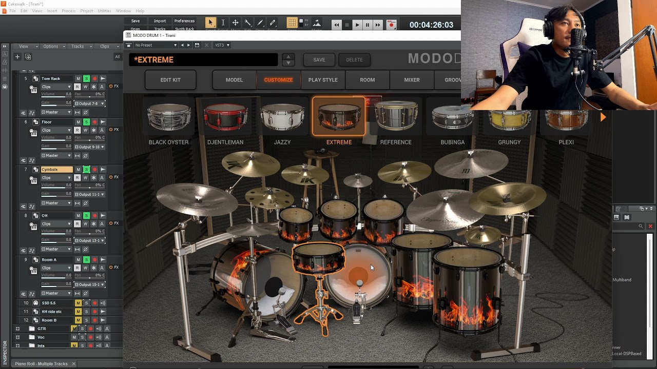 Review & Coba-coba Vsti MODO DRUMS