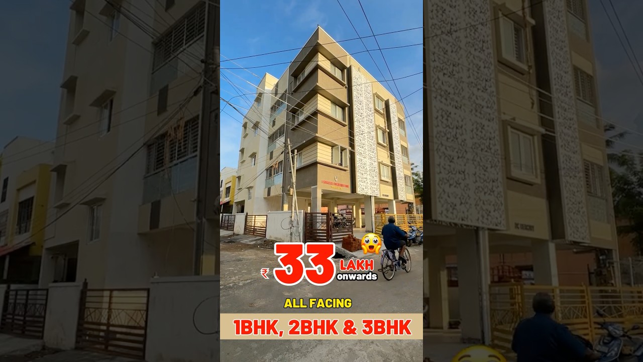 1BHK, 2BHK & 3BHK | New flats in Chennai City