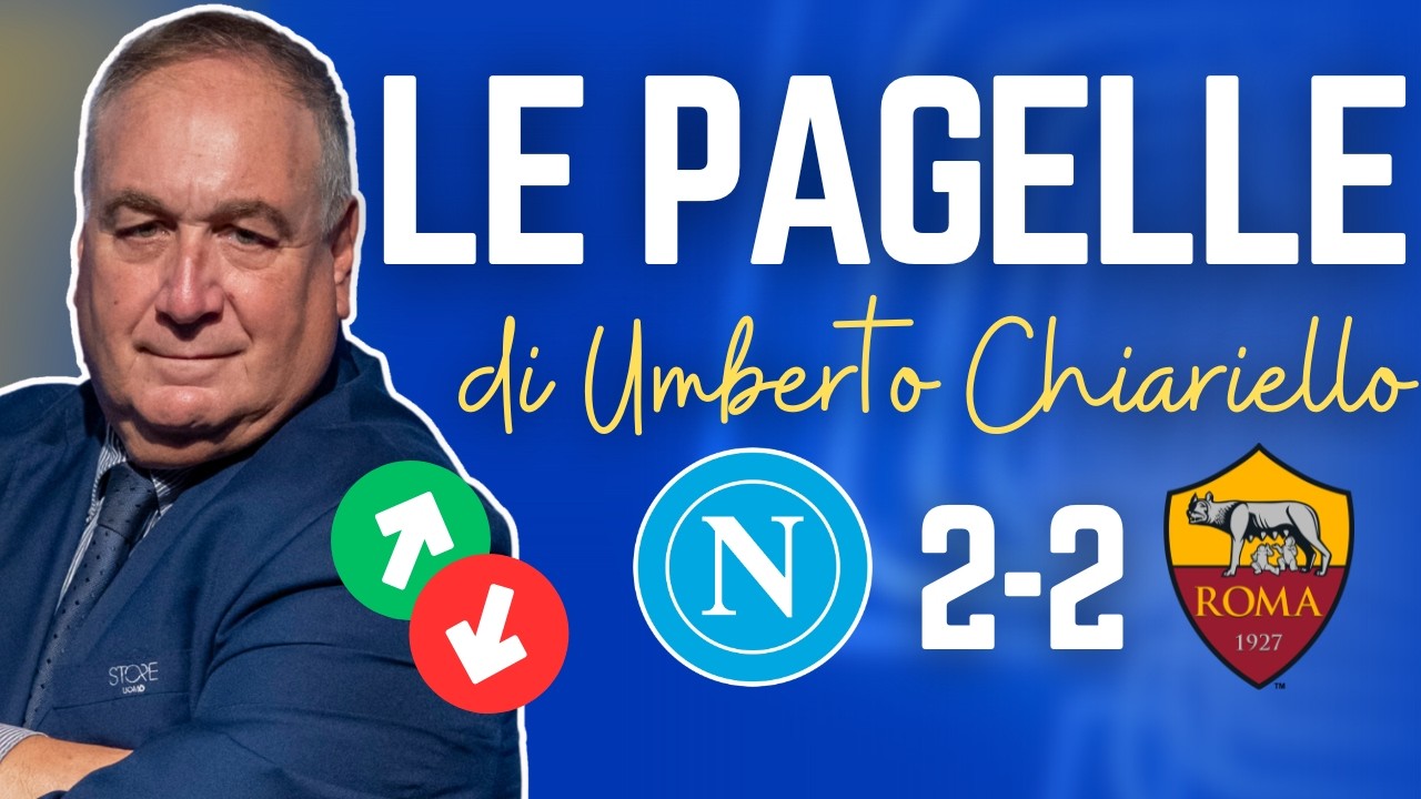 LE PAGELLE CHIARIELLO a CAMPANIA SPORT dopo Napoli-Roma 2-2 del 15/2/2026 | CANALE 21