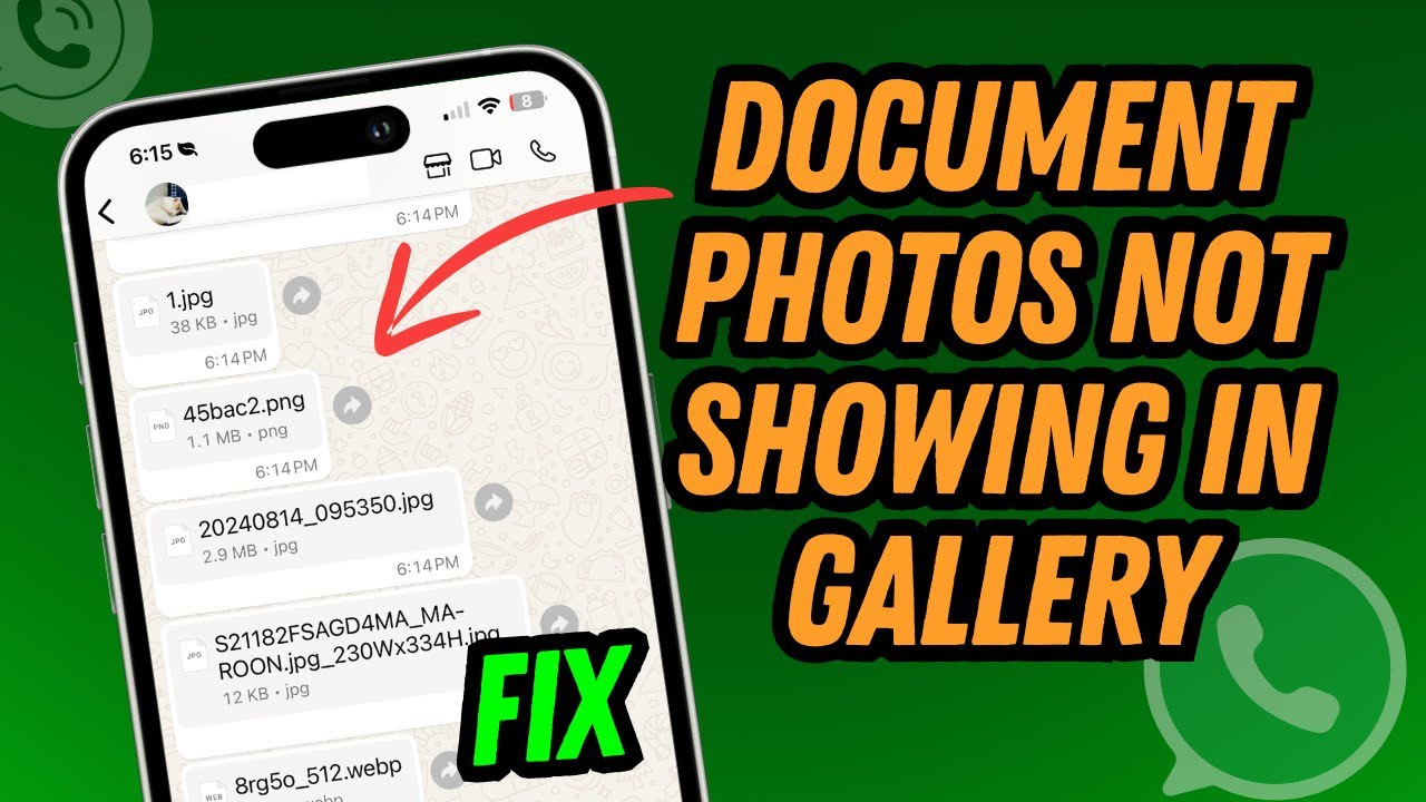 Whatsapp Document Photos Not Showing In Gallery [FIX]