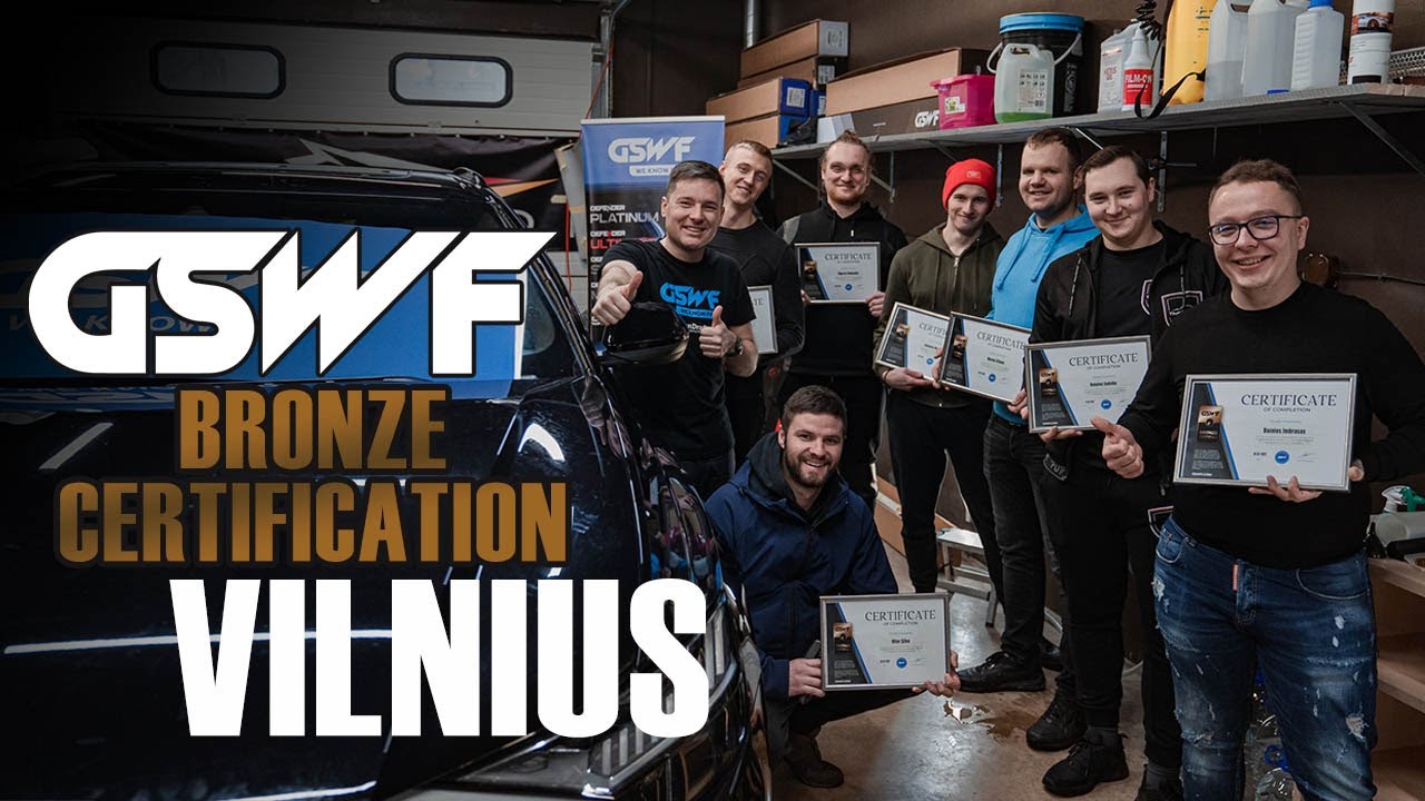 GSWF Paint Protection Film Installation Training | Vilnius, Lithuania