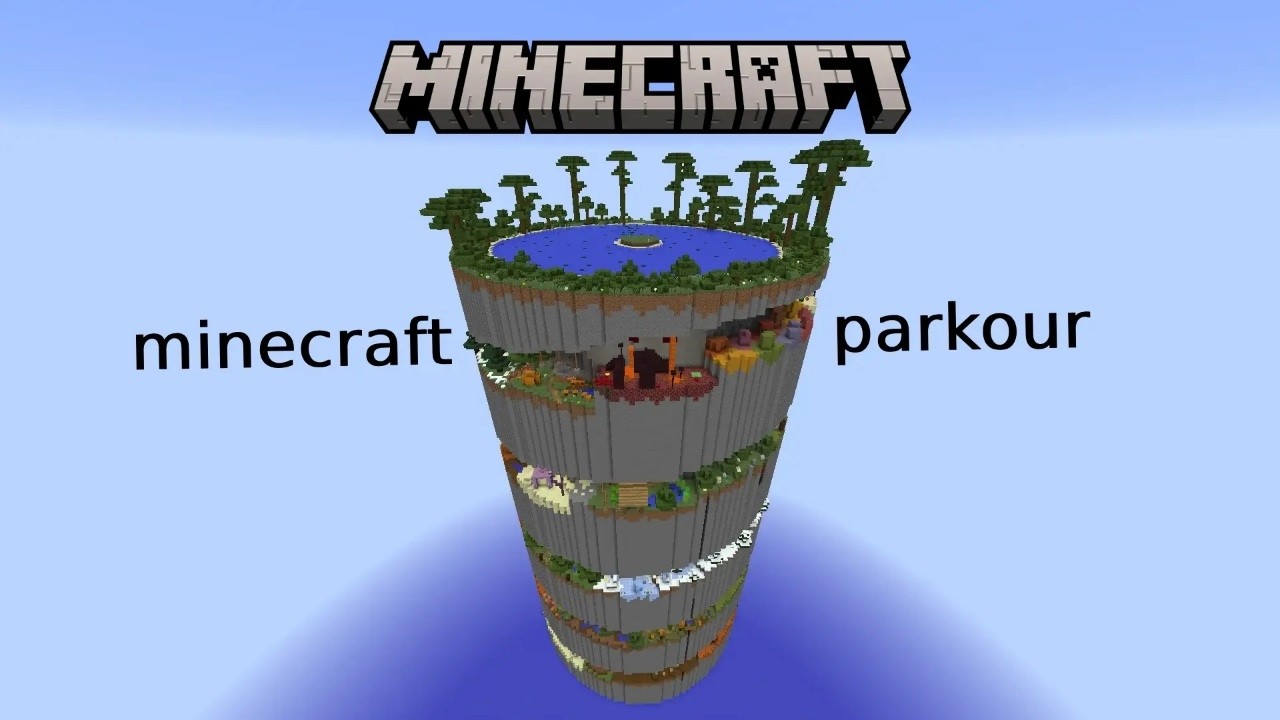 Minecraft Parkour 10 Minutes  No Copyright