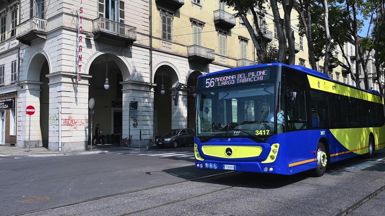 Torino, da oggi in servizio i nuovi autobus Gtt