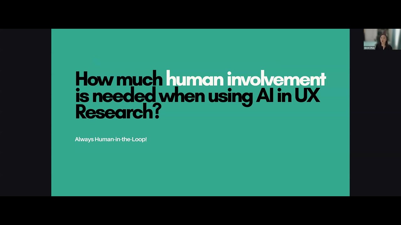 Leveraging AI for UX Research