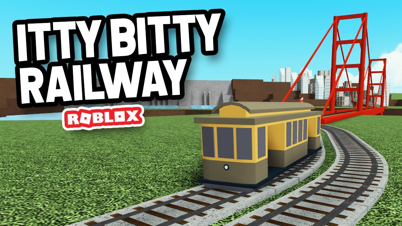 DRIVING MY OWN TRAINS in Roblox Itty Bitty Railway