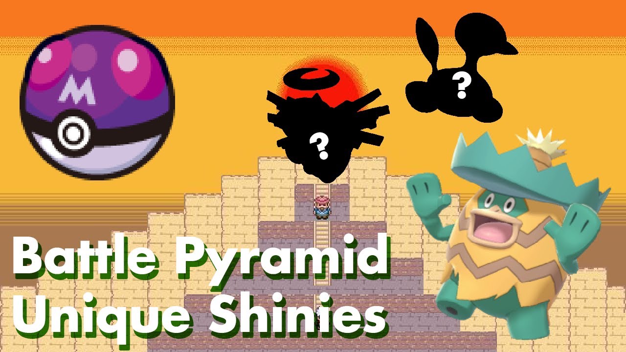 6 Shiny Hunts UNIQUE to the Battle Pyramid