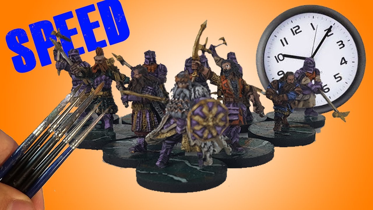 Speed Painting a Whole Army Dwarf Army (One Day Challenge!!!)