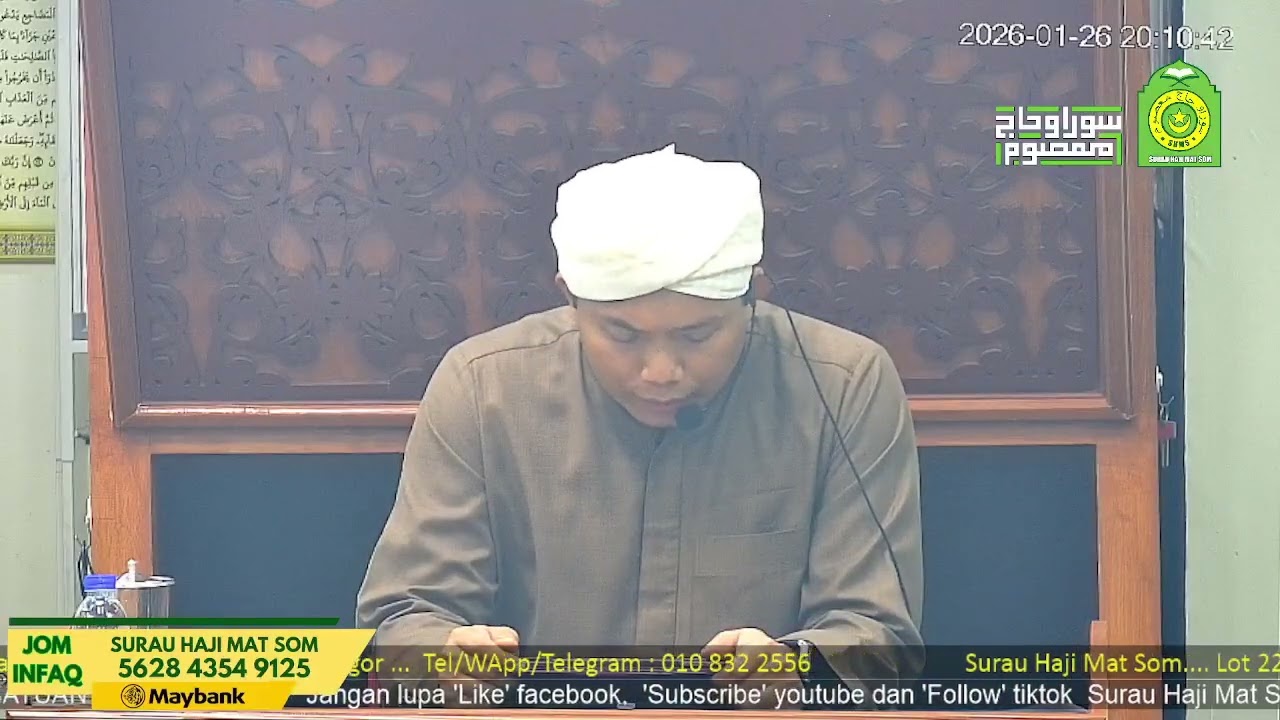 Kuliah Maghrib oleh Ustaz Aiman Hadi Isa