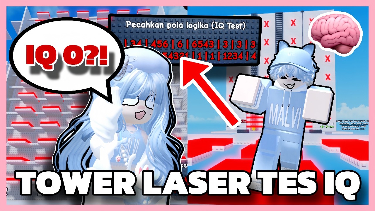 TES IQ DI TOWER LASER?! 😵‍💫 90% ORANG NYERAH! OTAK VIMEI & AGMAL DIUJI HABISAN
