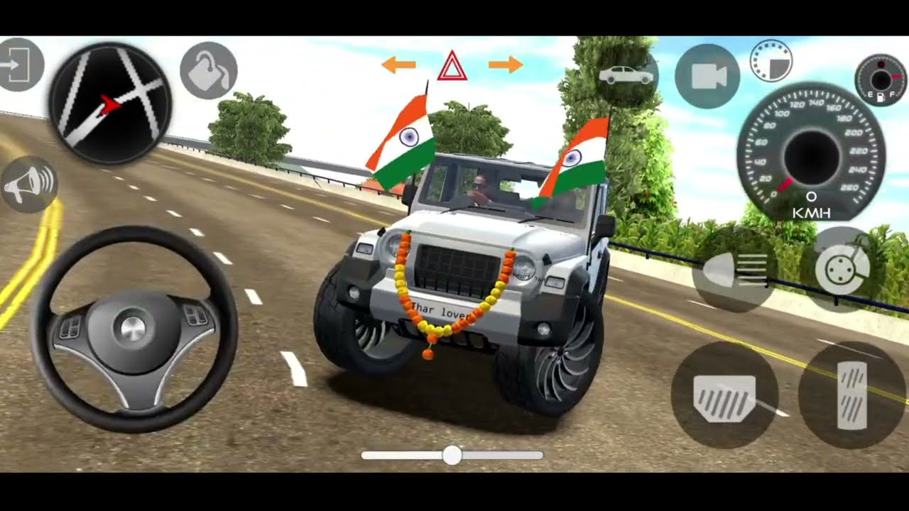 🥳Modified Mahindra Thar Car Games: Indian Cars (Gadi Wala Game) - Car Game Android Gameplay 2026