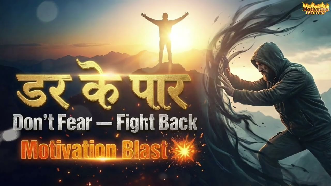 डर के पार 💥| Most Powerful Motivational Song | Inspirational Hindi Music | Success Mindset Anthem