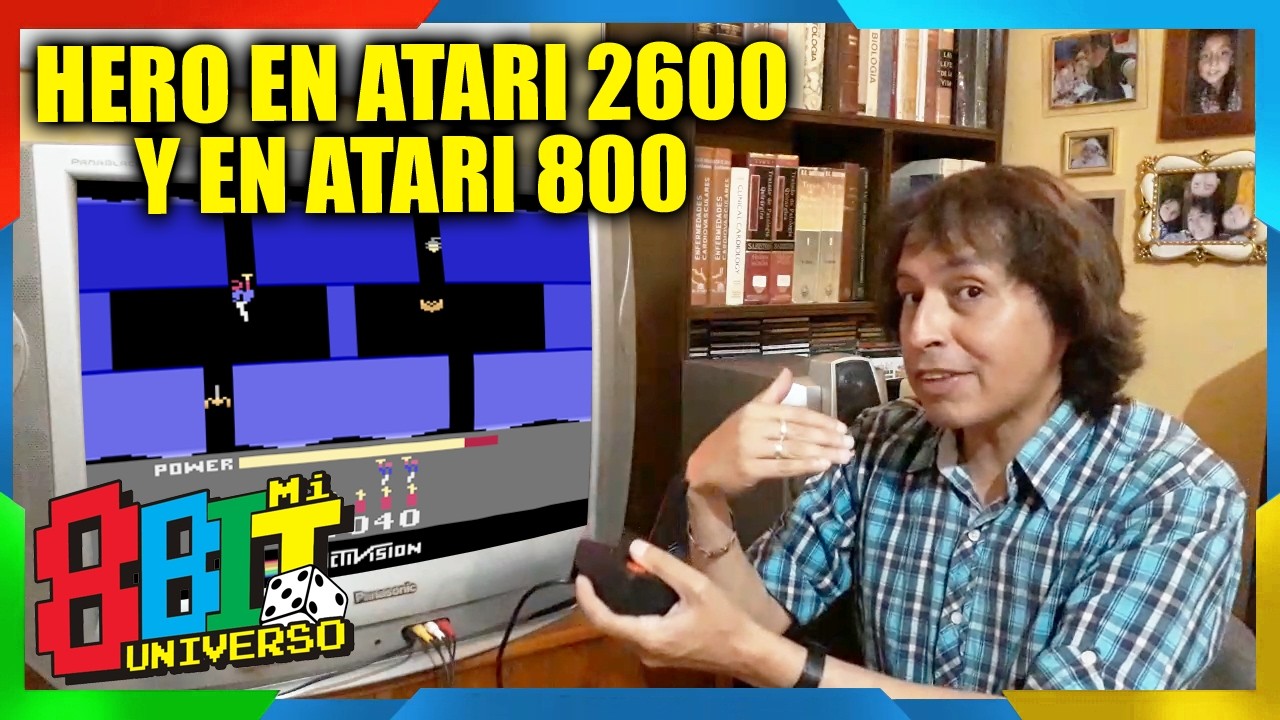 Hero en Atari 2600 y su mejora en Atari 800