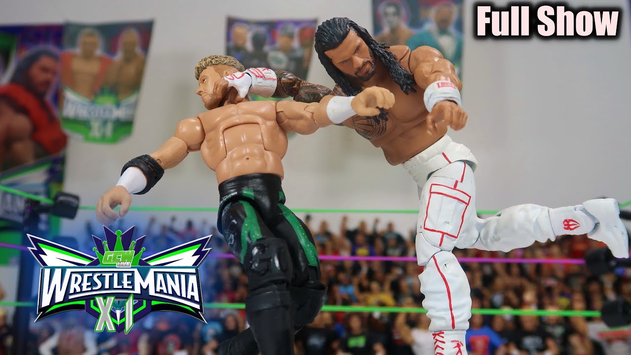 GCW Wrestlemania 11 Full Show! WWE Action Figure PPV!