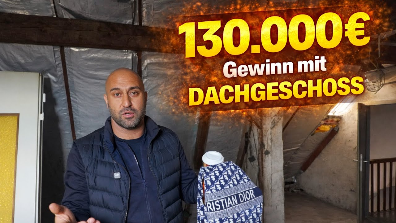 Wie du mit einem leerem Dachboden zügig 130.000€ Gewinn machst💸😉