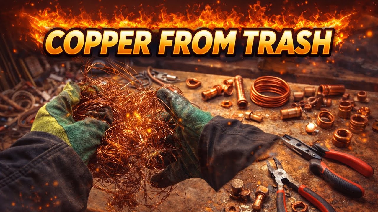 Turning Scrap Into Treasure — Sorting Motors & Aluminum from the Dump