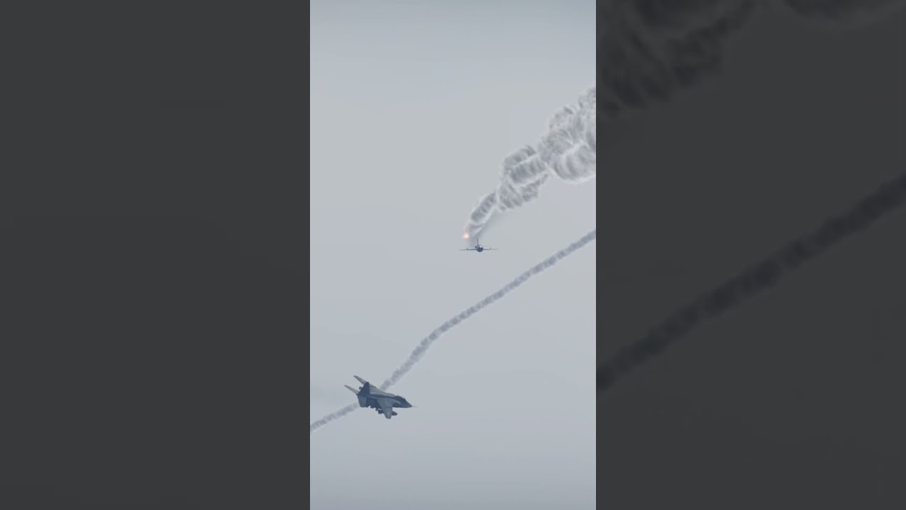 Osa-9K33 Anti Air Defense system Tracks Mig-21 Jet