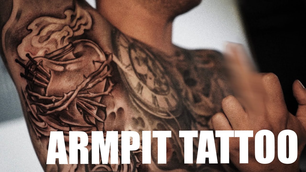 ARMPIT TATTOO | TATTOO TIMELAPSE | TATTOO VLOG
