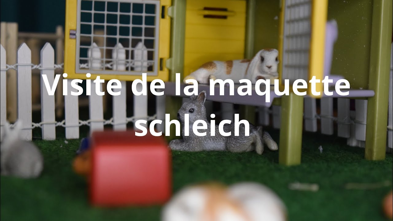 Visite de mon centre équestre (maquette) schleich