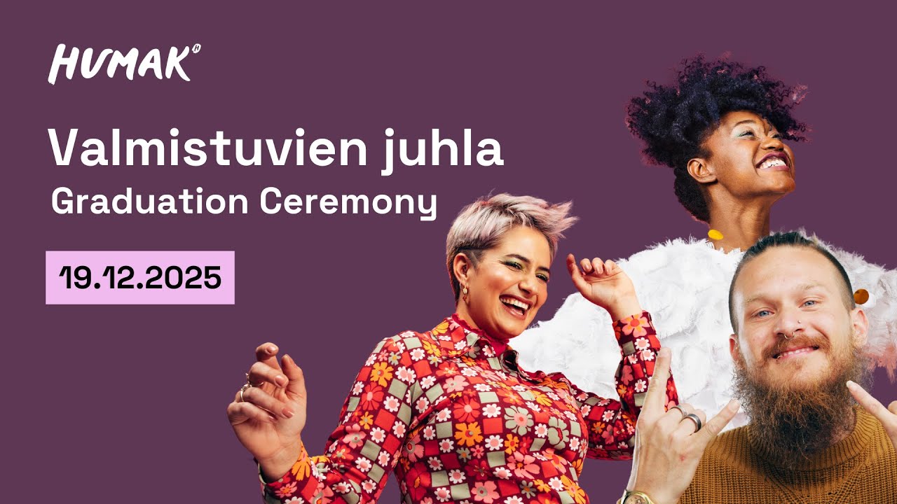 Valmistuvien juhla - Humak's Graduation Ceremony 19.12.2025
