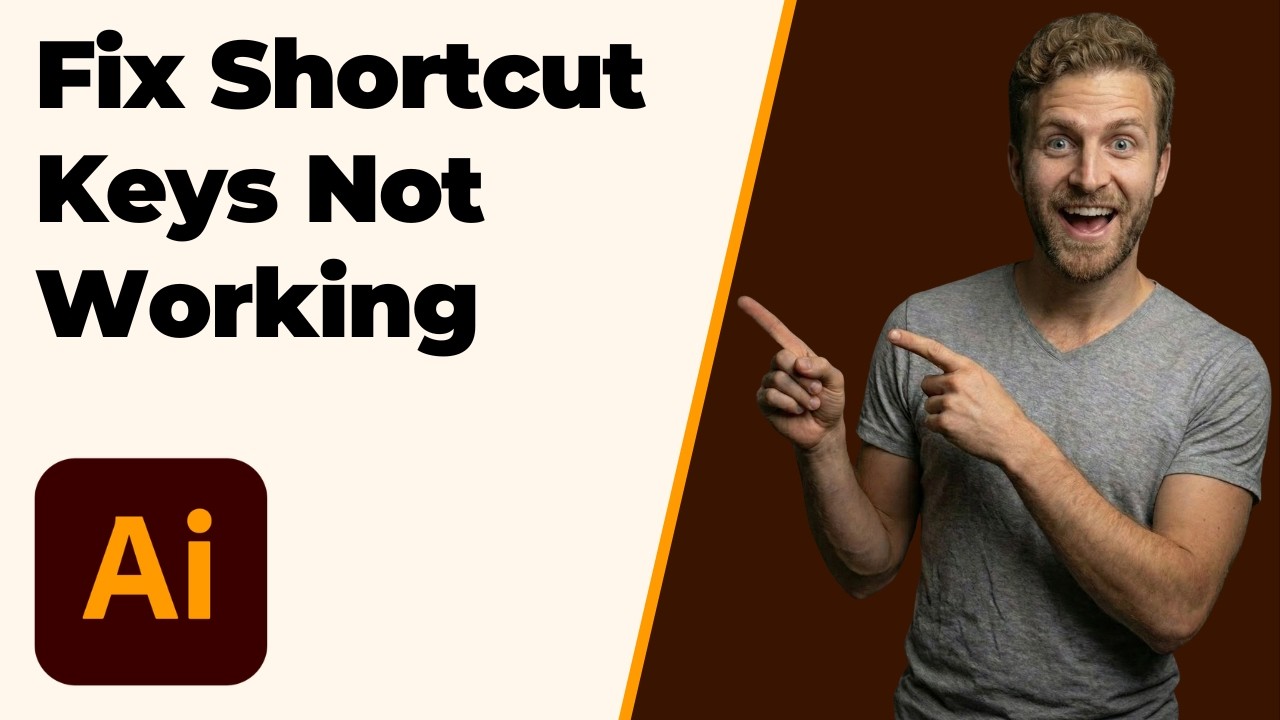 How To Fix Adobe Illustrator Keyboard Shortcut Keys Not Working (2026 Easy Guide)