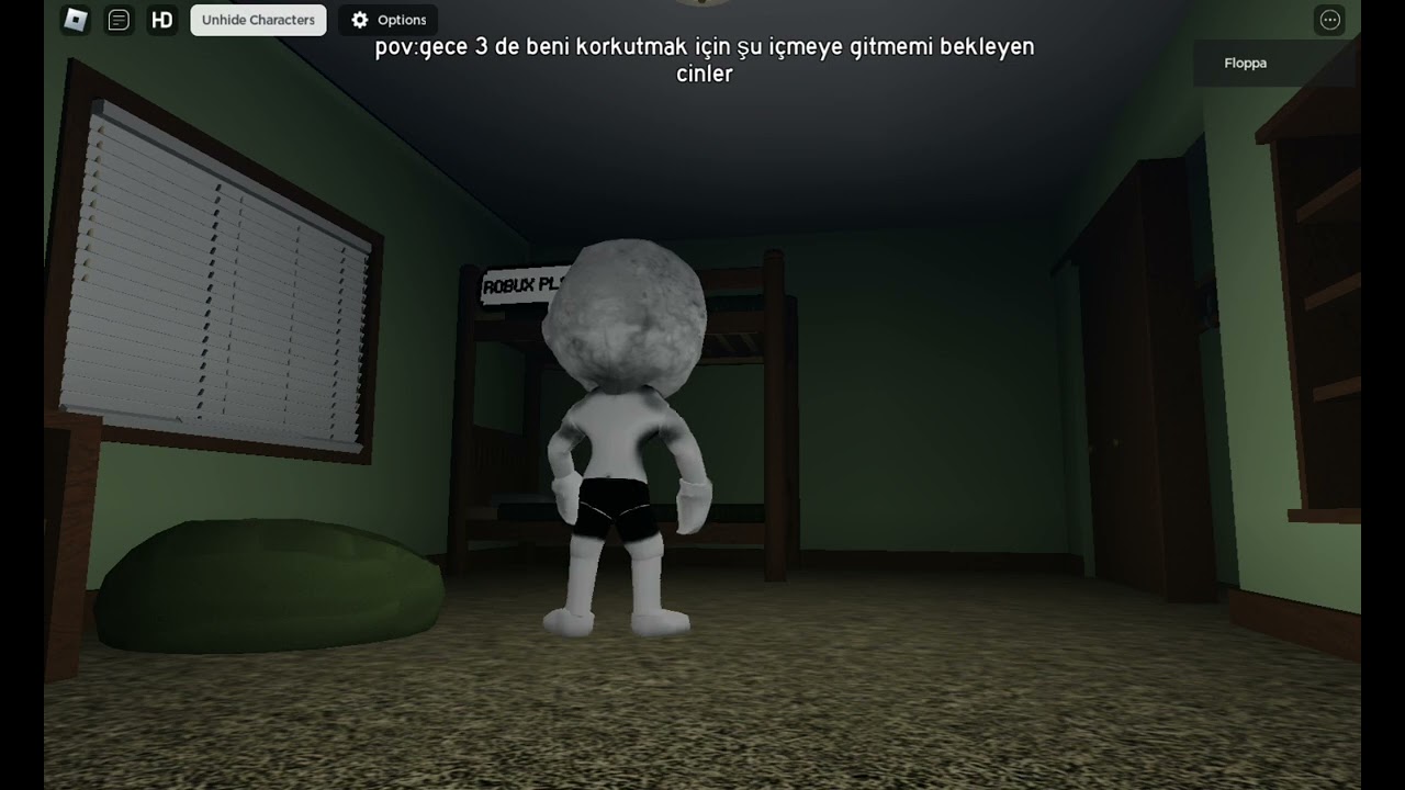 pov:gece 3 de beni korkutmak i&ccedil;in su i&ccedil;meye gitmemi bekleyen cinler