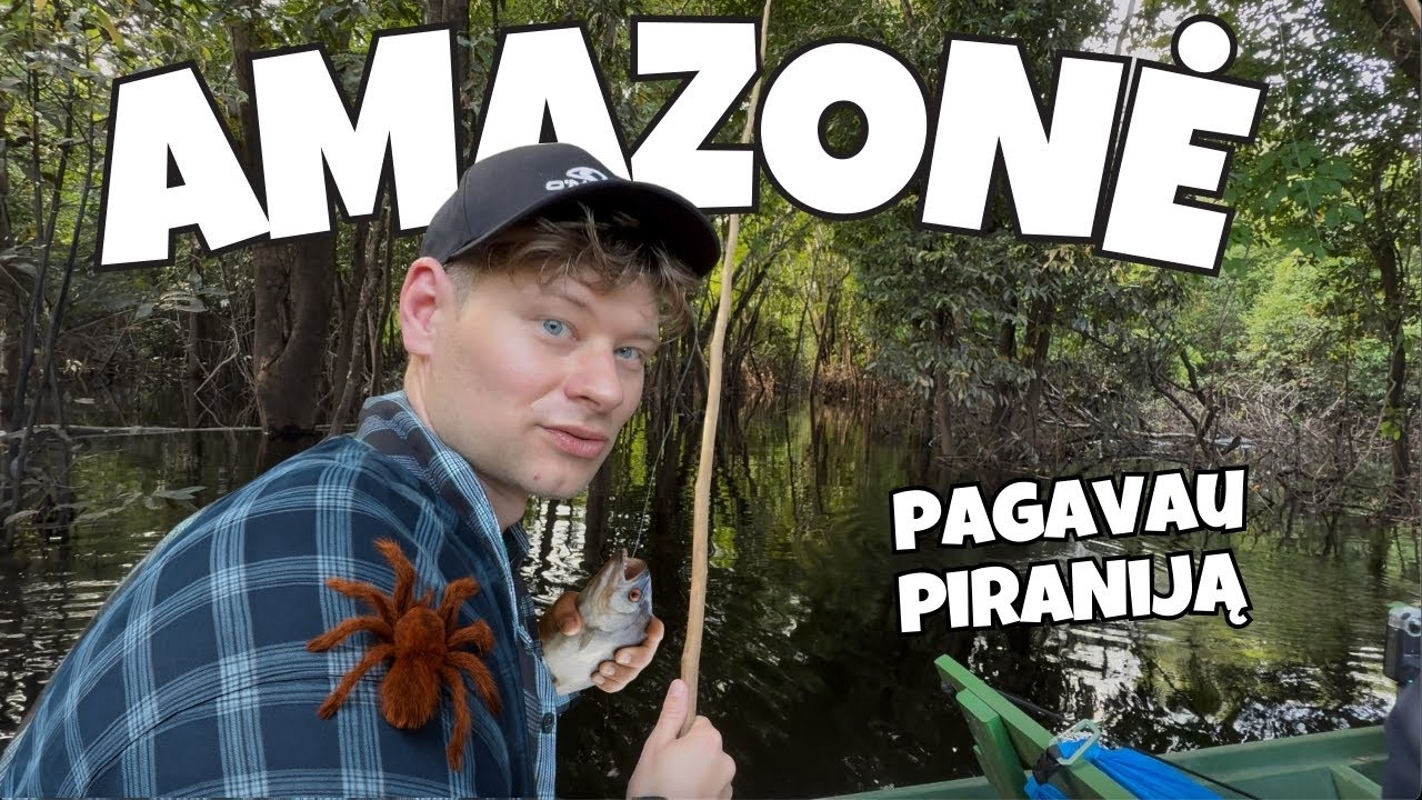 Amazonėje vos neužlipau ant TARANTULO | S01 E09