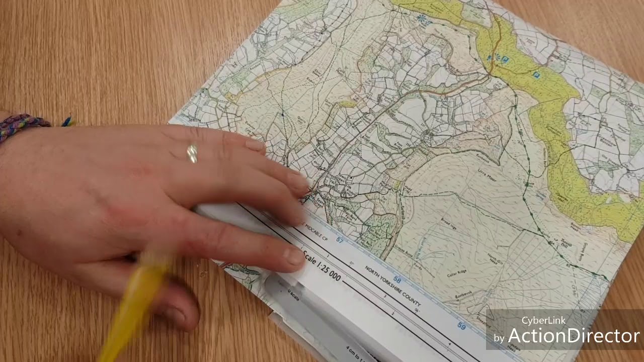 Map & Compass: measuring distances on the map