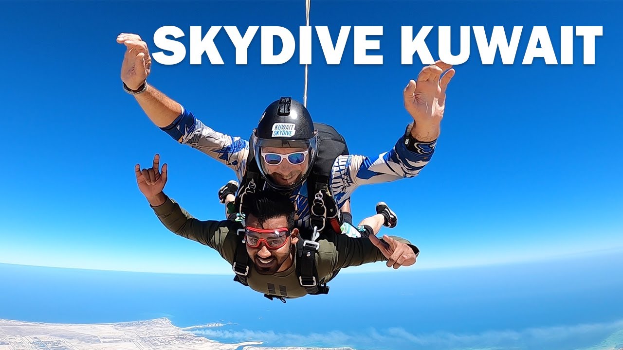Skydive in Kuwait | SKYDIVE Vlog in Kuwait #skydive