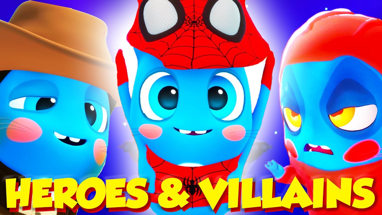 Heroes and Villains! | Indiana Jones, Spiderman, Stranger Things + Peaches ⭐️ The Moonies