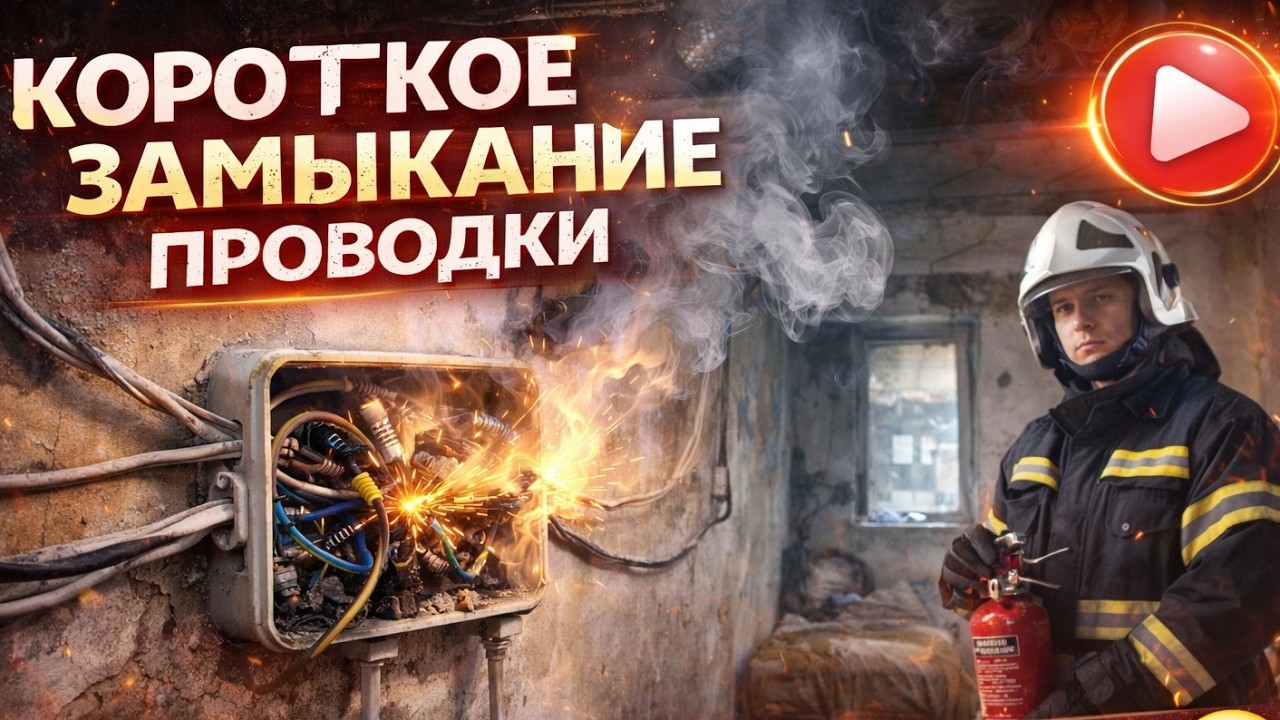 Райня 9б , Резекне. Короткое замыкание могло привести к большим неприятностям. 14.02.26 17:40