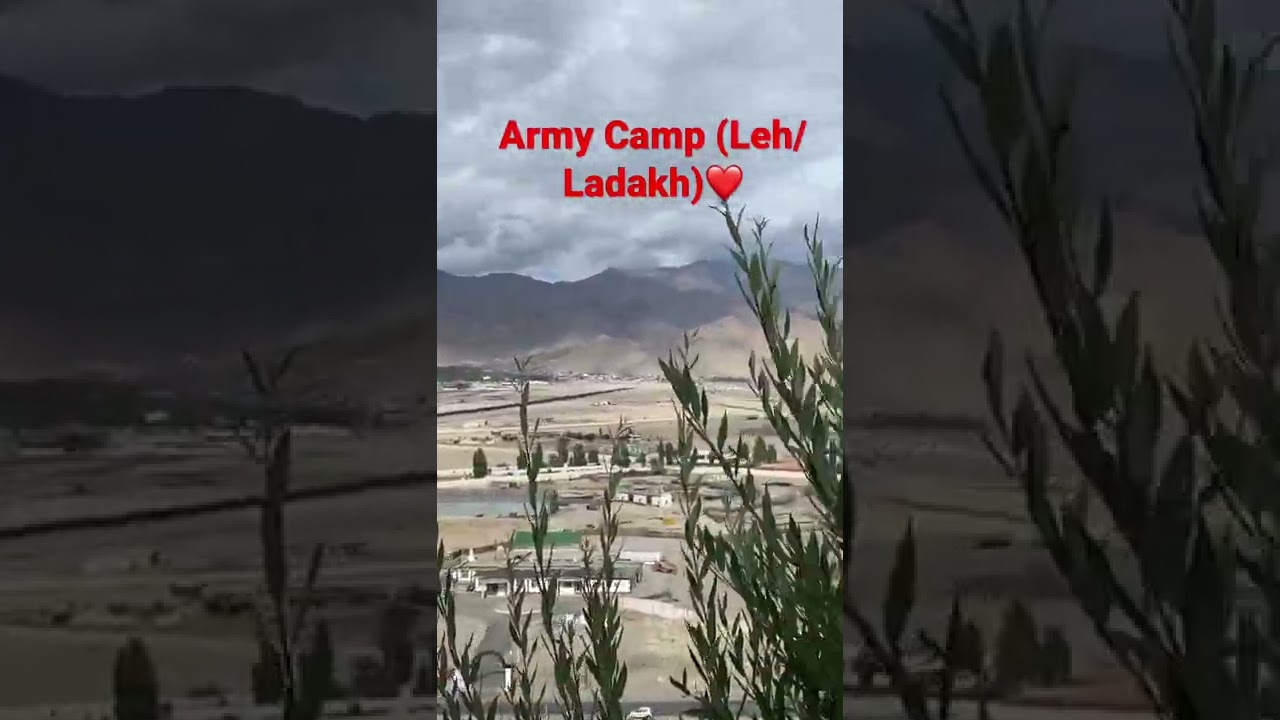 army camp in leh/ladakh #solotraveler #solotravel #leh #ladakh #armycamp