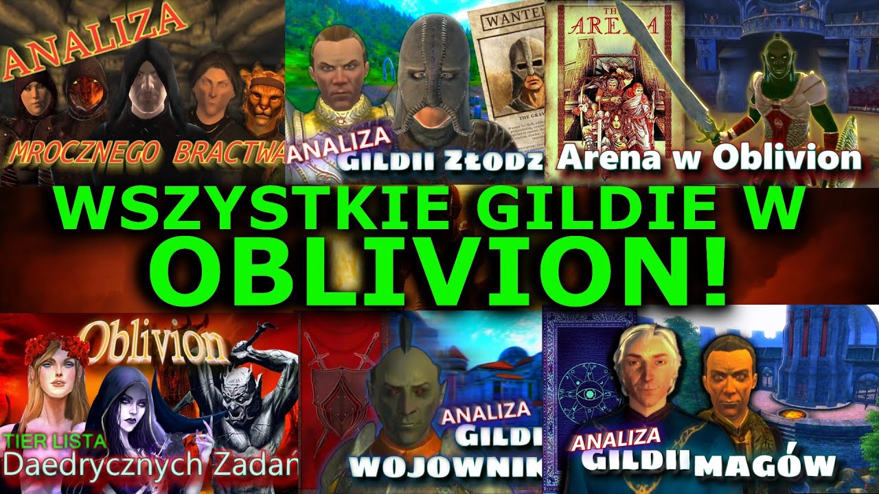 Jak Dobre są Wszystkie Gildie w Oblivion?