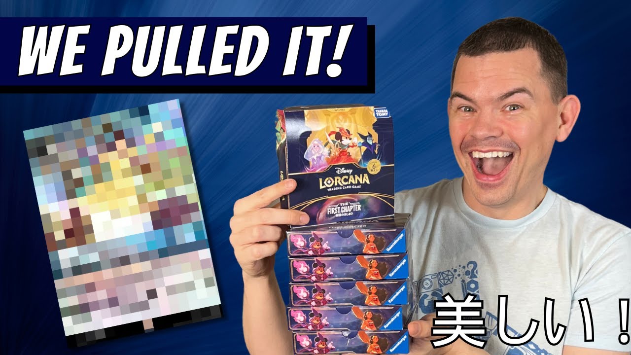 We Opened SIX Japanese Lorcana Boxes! [Disney Lorcana Booster Box Opening]