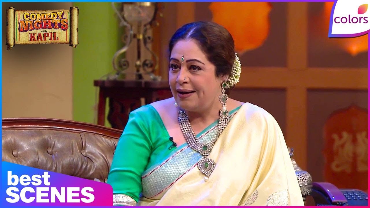 Comedy Nights With Kapil | Kirron Kher Starts Taking Kapil's Interview | Colors TV