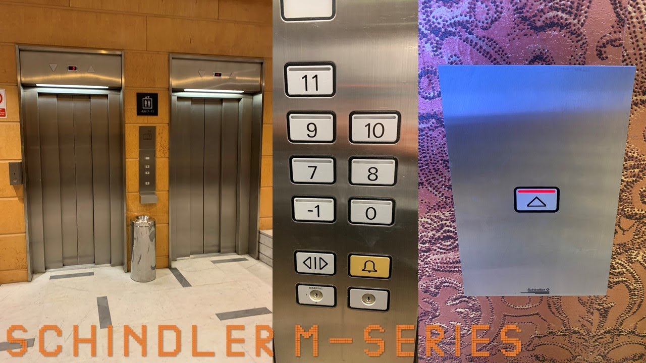 Schindler M-Series elevators w/ Miconic V @ Hotel Catalonia Barcelona Plaza - Barcelona, Spain 🇪🇸