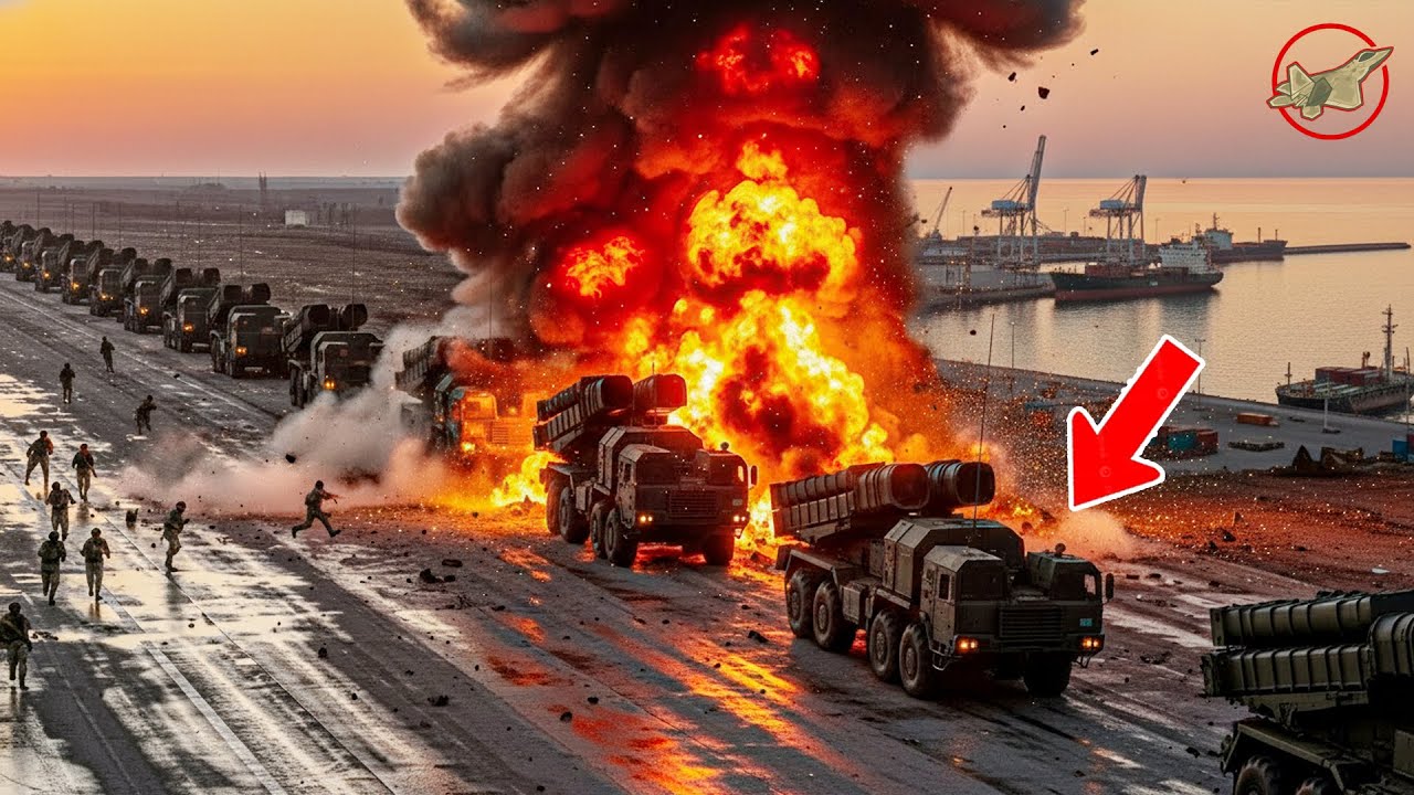 Сдавайся, Россия! Украина уничтожает конвой по ремонту базы Искандер.