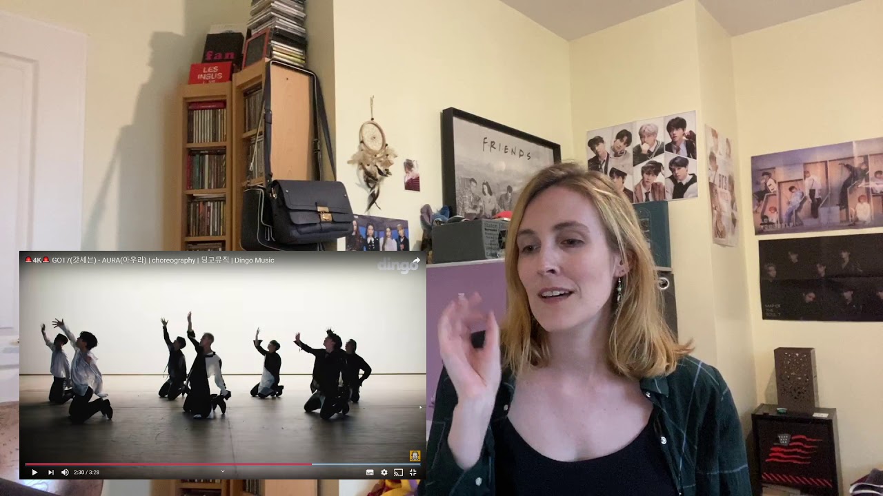 GOT7 'Aura' Blindfolded choreography REACTION (HOW)