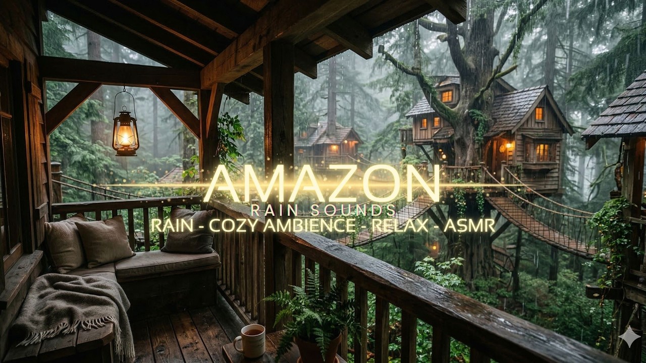 🌧️ Som de Chuva Relaxante para Dormir 🌿 | Rain Cozy Ambience ASMR 🌧️ #101