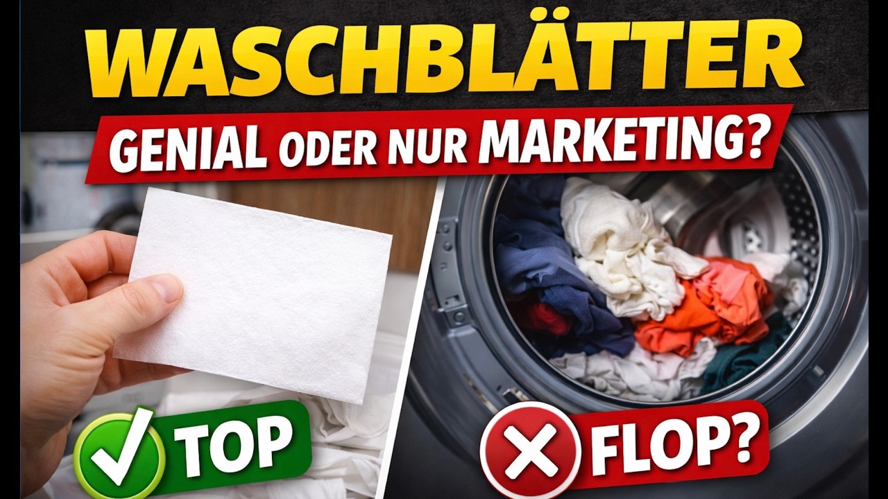 Waschbl&auml;tter im Test: Lohnt sich das wirklich?