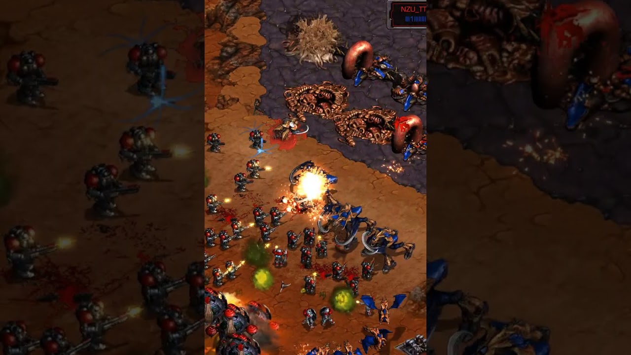 How to Handle Ultralisks! | Effort and sSak #gaming #starcraft #broodwar #falconpaladin